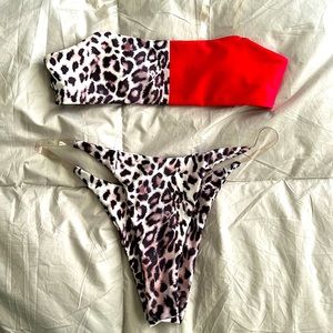 Leopard Thong Bikini